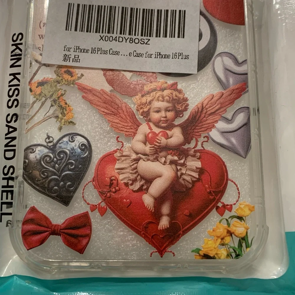 iPhone 16 Plus Valentine Day Clear Case